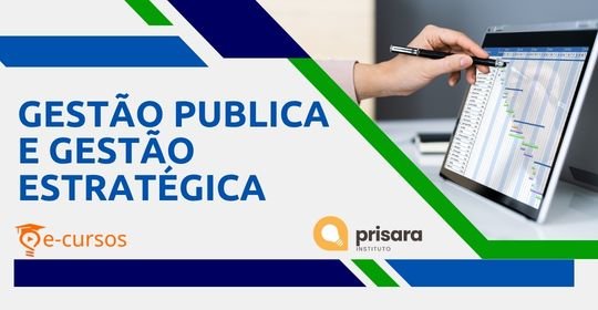Curso de Gest�o Publica e Gest�o Estrat�gica